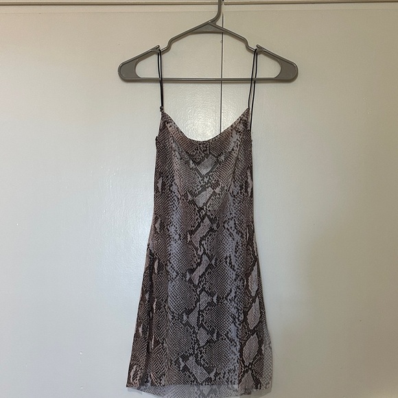 Cotton Candy LA Sheer Snake Print Blouse Women S - Picture 1 of 7